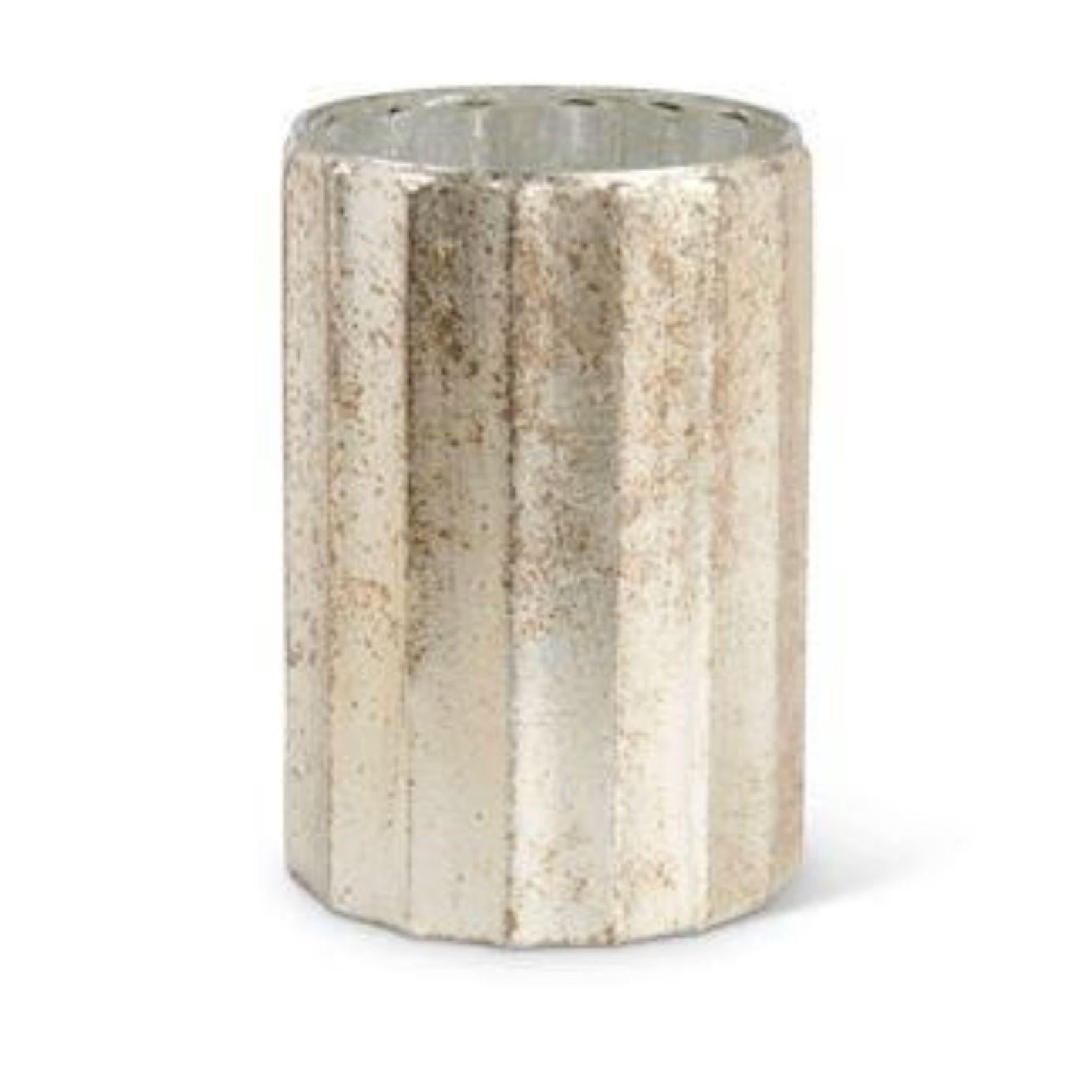Champagne Mercury Glass Container